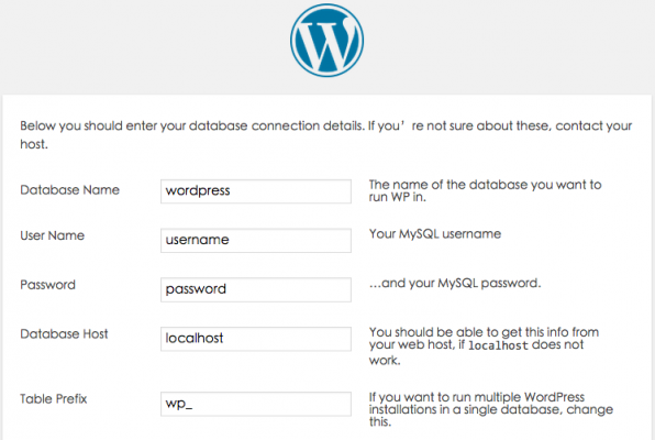 wordpress settings